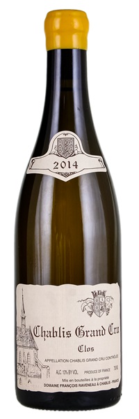 2014 Domaine Francois Raveneau Chablis Les Clos