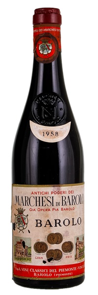 1958 Marchesi di Barolo Barolo, 750ml