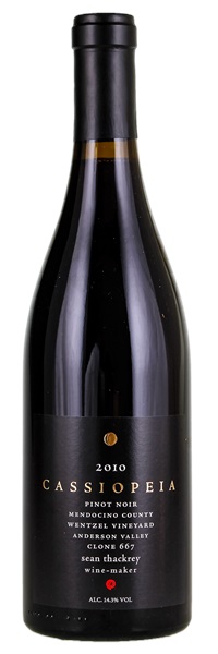 2010 Sean Thackrey Wentzel Vineyard Clone 667 Cassiopeia Pinot Noir, 750ml