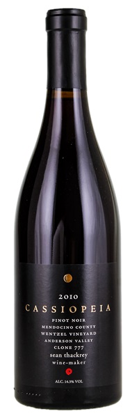 2010 Sean Thackrey Wentzel Vineyard Clone 777 Cassiopeia Pinot Noir, 750ml
