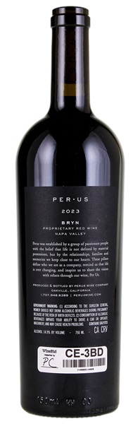 2023 PerUs Wine Co. Bryn, 750ml