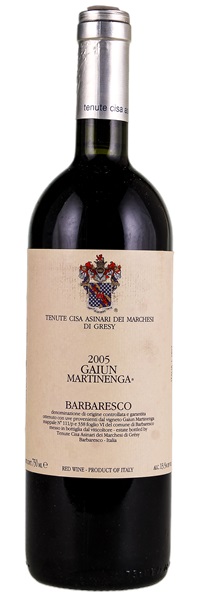 2005 Marchesi di Gresy Barbaresco Gaiun Martinenga