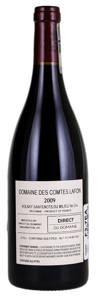 2009 Comtes Lafon Volnay Santenots du Milieu