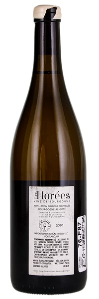 2020 Les Horées Bourgogne Aligote En Coulezain, 750ml