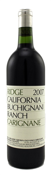 2007 Ridge Buchignani Ranch Carignane, 750ml