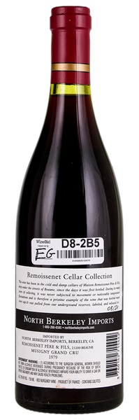 1979 Remoissenet Pere & Fils Musigny, 750ml