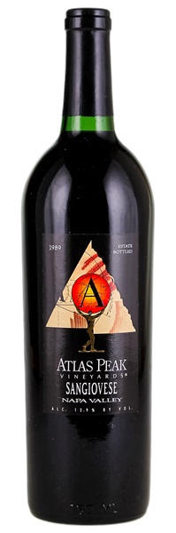 1989 Atlas Peak Sangiovese, 750ml