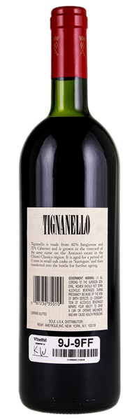1991 Marchesi Antinori Tignanello, 750ml