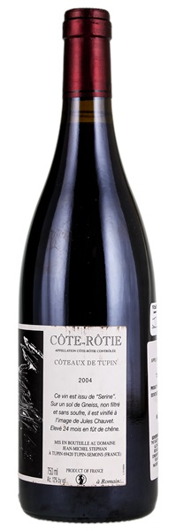 2004 Jean-Michel Stephan Cote Rotie Coteaux De Tupin, 750ml