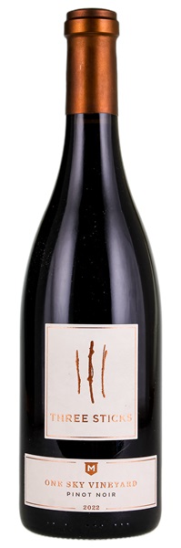 2022 Three Sticks One Sky Vineyard Pinot Noir, 750ml