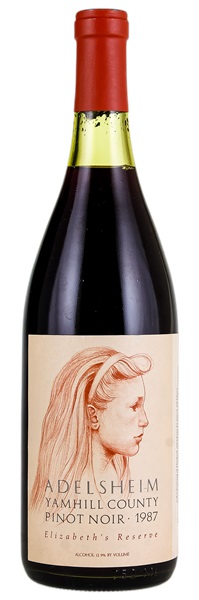 1987 Adelsheim Elizabeth's Reserve Pinot Noir