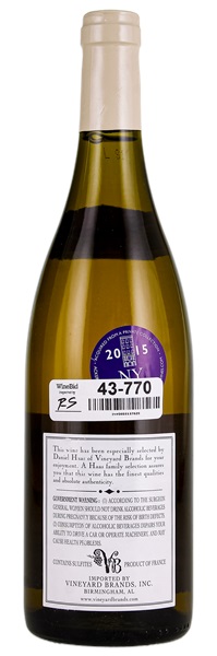 2011 Domaine Vincent Dauvissat Chablis Séchet, 750ml