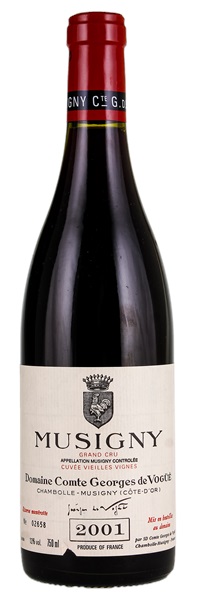 2001 Comte de Vogue Musigny Vieilles Vignes