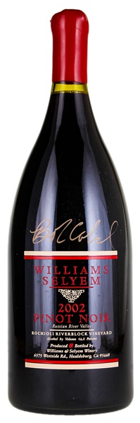 2002 Williams Selyem Rochioli Riverblock Vineyard Pinot Noir, 5.0ltr