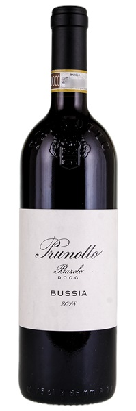 2018 Prunotto Barolo Bussia