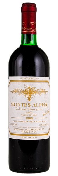 1993 Montes Alpha Cabernet Sauvignon, 750ml