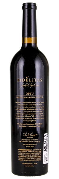 2009 Fidelitas Optu Red, 750ml