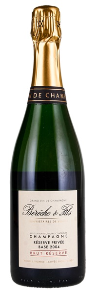 N.V. Bérêche & Fils Brut Réserve Réserve Privée Base 2004 Vieilles Vignes, 750ml