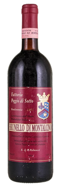 1991 Poggio di Sotto Brunello di Montalcino, 750ml
