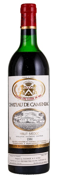 1981 Château Camensac, 750ml