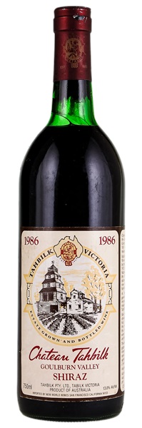 1986 Chateau Tahbilk Shiraz