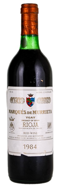 1984 Marques de Murrieta Ygay Rioja Reserva, 750ml