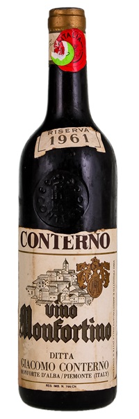 1961 Giacomo Conterno Vino Monfortino Riserva, 750ml