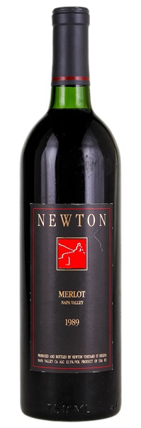 1989 Newton Unfiltered Merlot, 750ml
