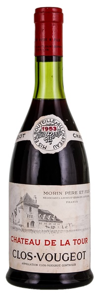 1953 Chateau de La Tour Clos Vougeot, 750ml