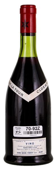 1953 Chateau de La Tour Clos Vougeot, 750ml