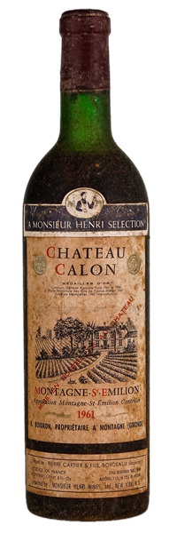 1961 Château Calon (Montagne-St. Emilion), 750ml