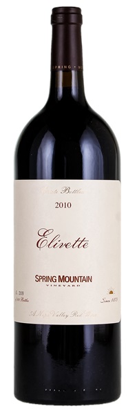 2010 Spring Mountain Vineyard Elivette, 1.5ltr