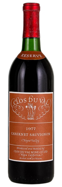 1977 Clos du Val Reserve Cabernet Sauvignon, 750ml