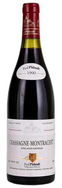 1990 Paul Pidault Chassagne Montrachet Rouge