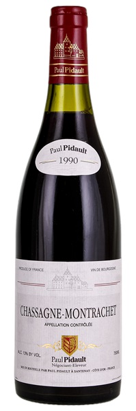 1990 Paul Pidault Chassagne Montrachet Rouge