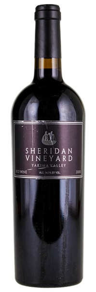 2000 Sheridan Vineyard Red Wine, 750ml