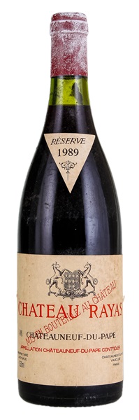 1989 Chateau Rayas Châteauneuf-du-Pape Reserve, 750ml