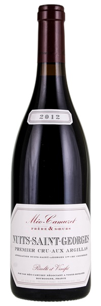 2012 Maison Méo-Camuzet Frère et Soeur Nuits-St.-Georges Aux Argillas, 750ml