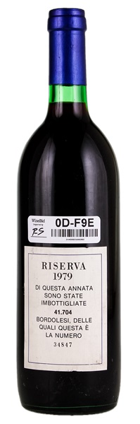 1979 Tenuta San Guido Sassicaia, 750ml