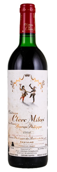 1986 Château Clerc-Milon