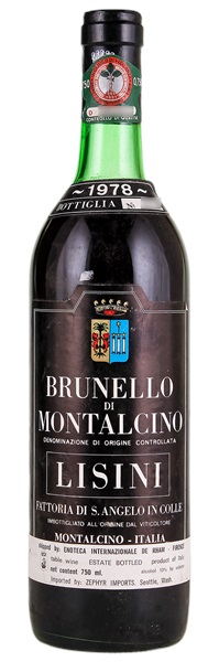 1978 Lisini Brunello di Montalcino, 750ml