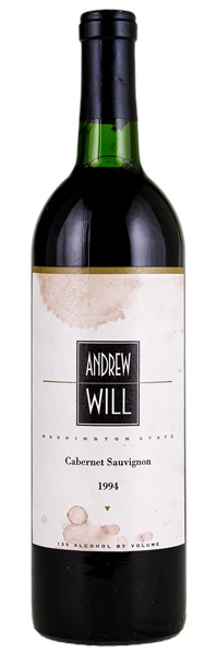 1994 Andrew Will Cabernet Sauvignon