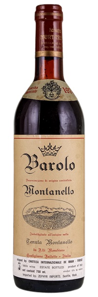 1974 Fratelli Monchiero Barolo Montanello Riserva Speciale