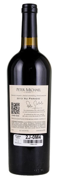2013 Peter Michael Au Paradis Cabernet Sauvignon, 750ml