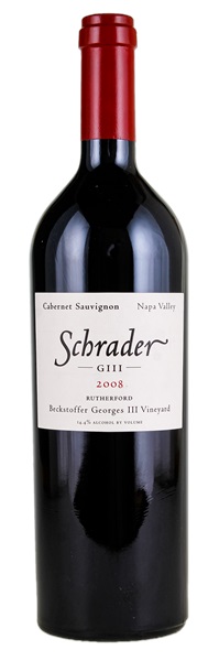 2008 Schrader Beckstoffer Georges III Vineyard Cabernet Sauvignon