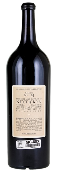 2020 Sine Qua Non Next Of Kyn No. 14 Red, 1.5ltr
