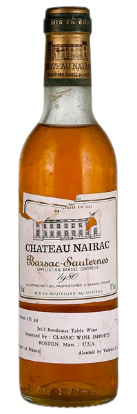 1980 Château Nairac, 375ml