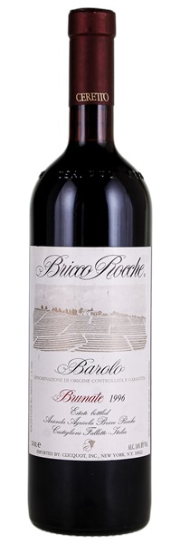 1996 Ceretto Barolo Bricco Rocche Brunate, 750ml