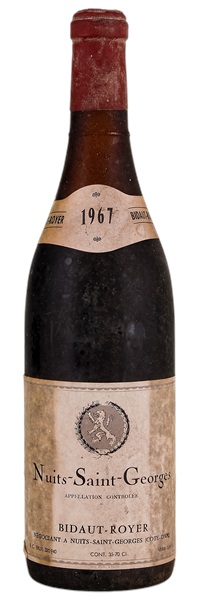 1967 Bidaut-Royer Nuits Saint Georges