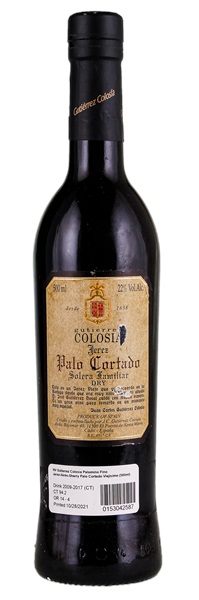 N.V. Gutierrez Colosia Palo Cortado Sherry